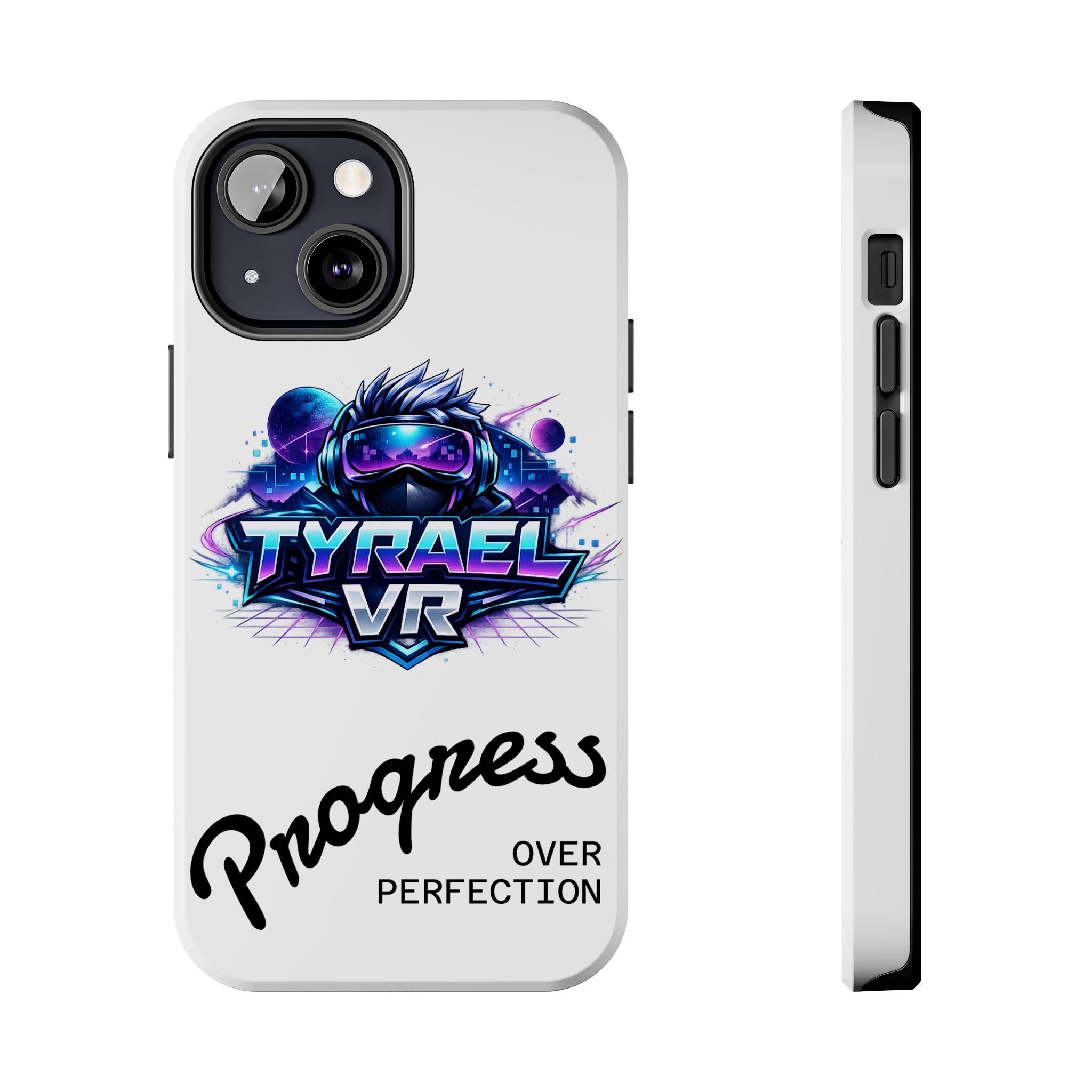 Tyrael VR Tough Phone Case — 'Progress Over Perfection' Gamer Protective Case