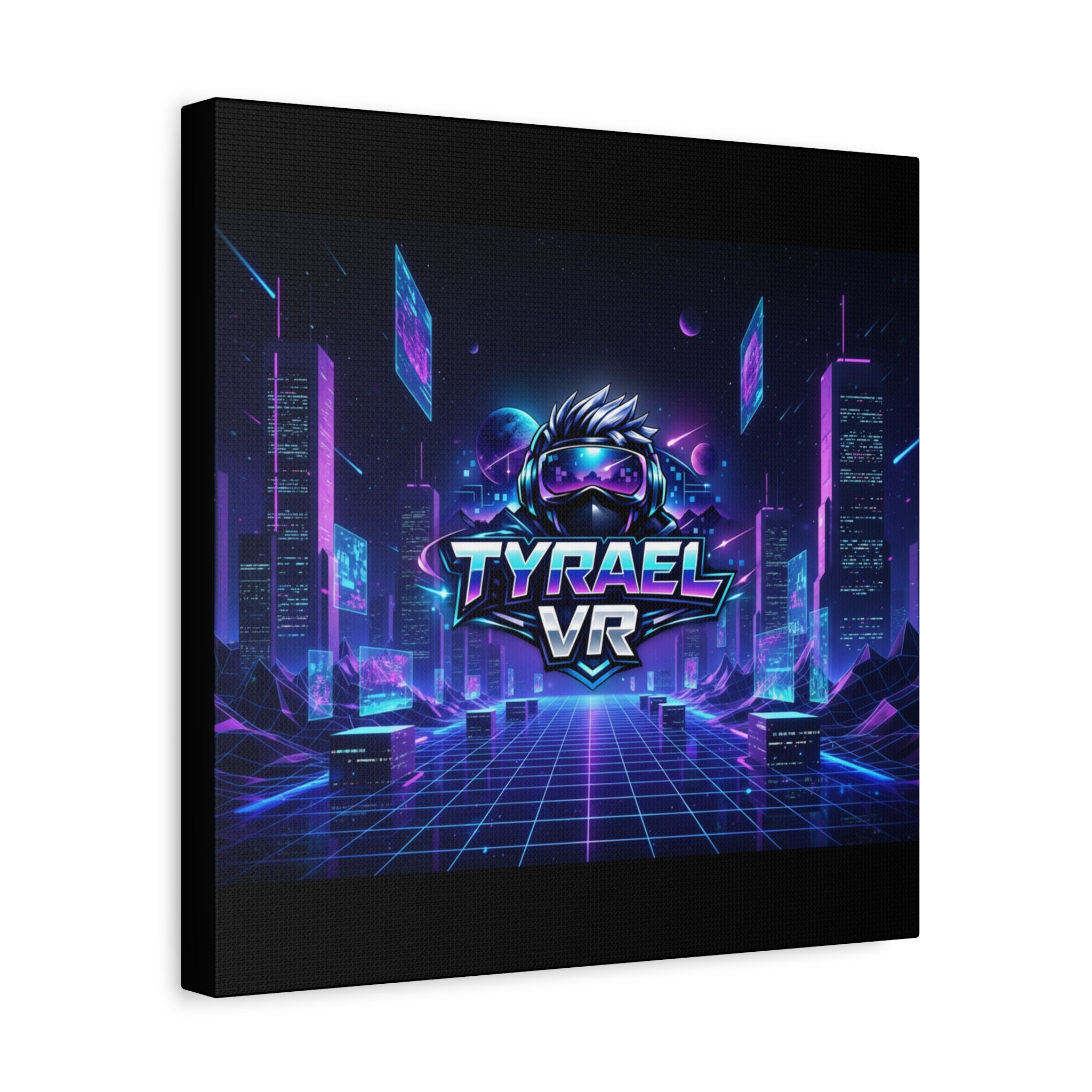Tyrael VR Retro Futuristic Canvas Print