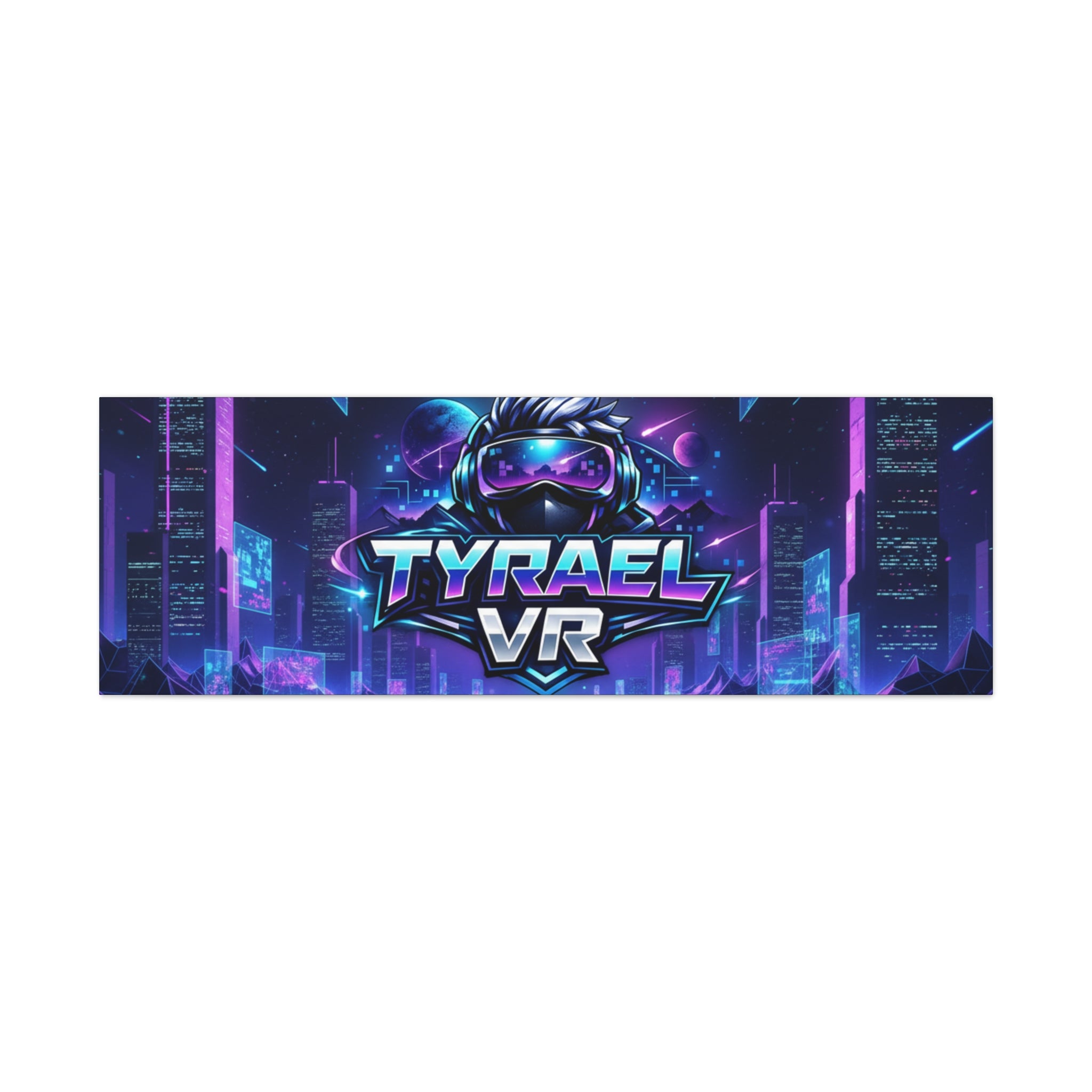 Tyrael VR Retro Futuristic Canvas Print