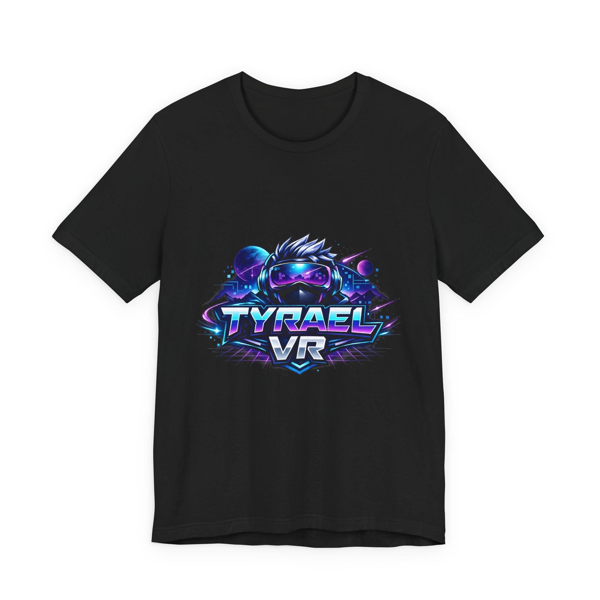 Tyrael VR Gamer T-Shirt — Retro Neon Virtual Reality Tee
