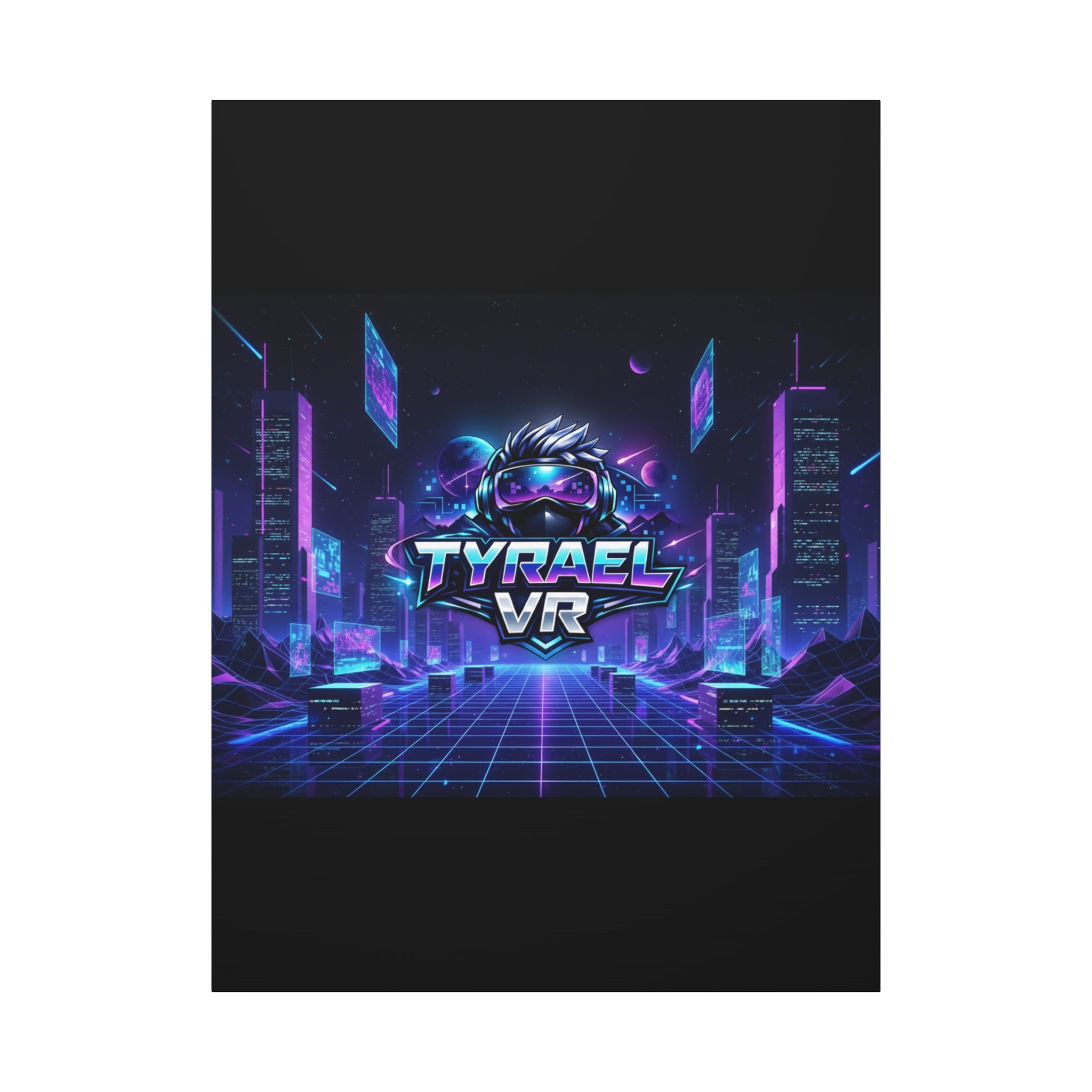 Tyrael VR Retro Futuristic Canvas Print