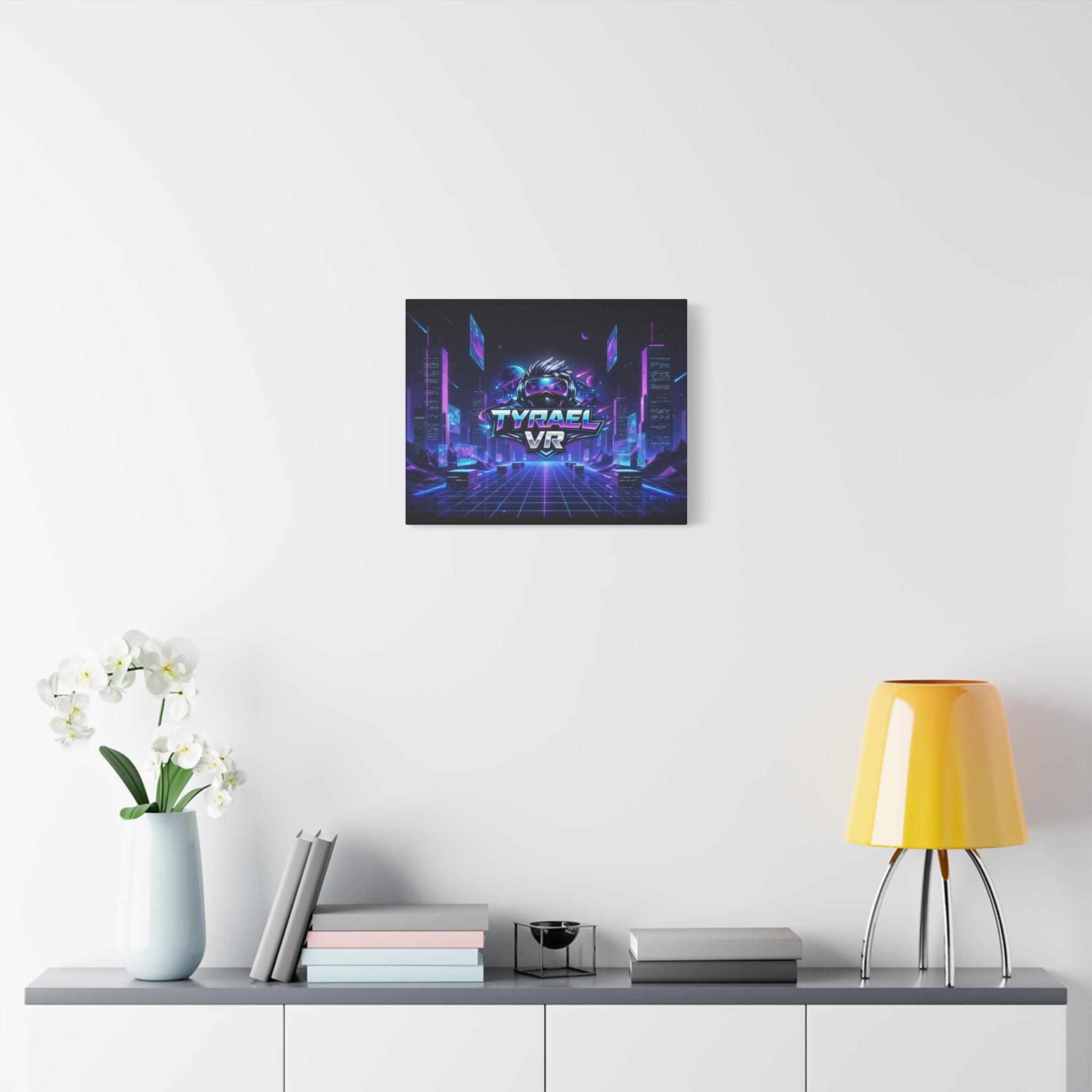Tyrael VR Retro Futuristic Canvas Print