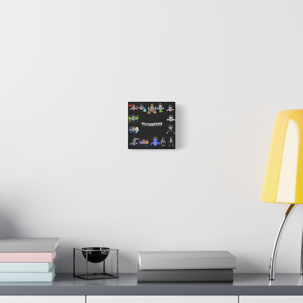 TyraelVR Gamer Mascot Canvas Print — Stretched Matte Wall Art