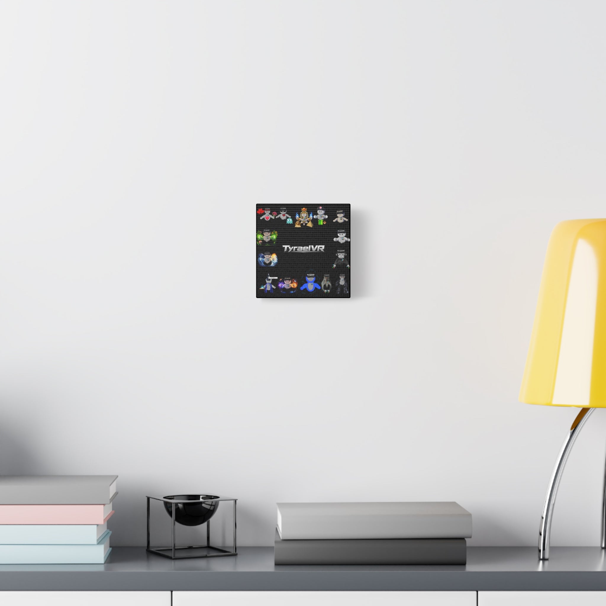 TyraelVR Gamer Mascot Canvas Print — Stretched Matte Wall Art