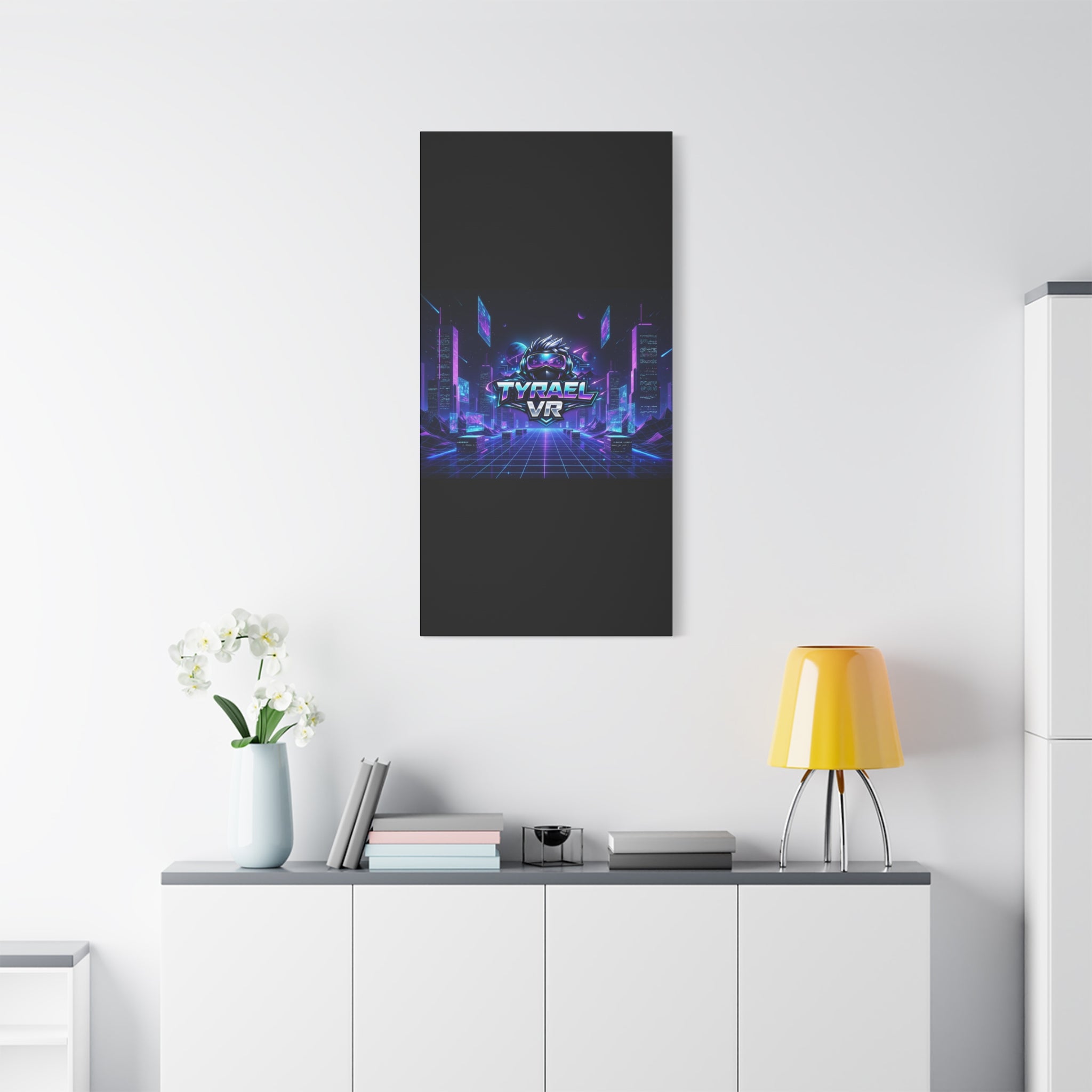 Tyrael VR Retro Futuristic Canvas Print