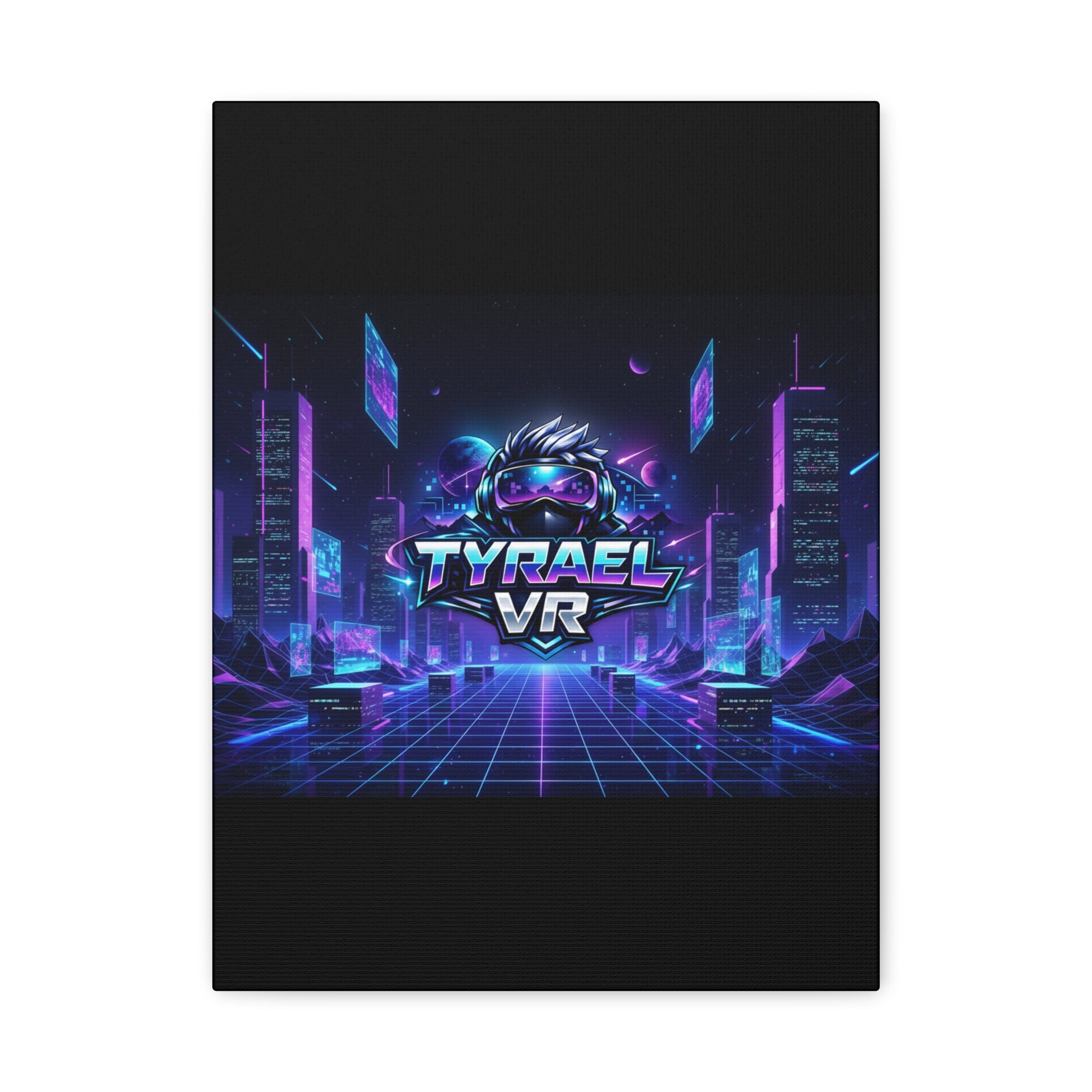Tyrael VR Retro Futuristic Canvas Print